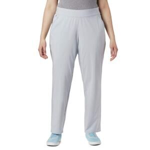 COLUMBIA WOMEN'S PANT PFG PULL ON GRAY SIZE 3XL EUC